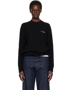 Givenchy Pull Noir En Laine Et Cachemire