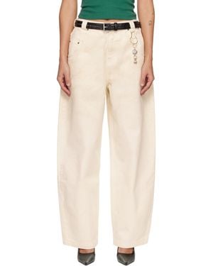 Willy Chavarria Off- 'Bad Girl' Jeans - Black