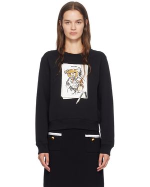 Moschino Teddy Bear スウェットシャツ - ブラック