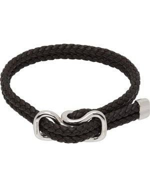 Bottega Veneta Leather Bracelet - Black