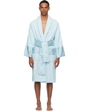Versace ブルー 'I Heart Baroque' バスローブ - ブラック