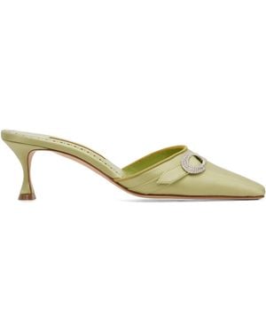Manolo Blahnik Zutonmu Heels - Green