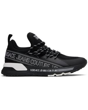 Versace Jeans Couture ブラック ロゴ Dynamic スニーカー