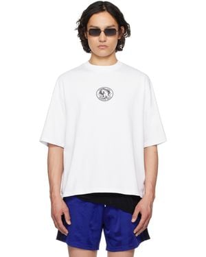 Han Kjobenhavn 'Officer' Printed Oversized T-Shirt - White