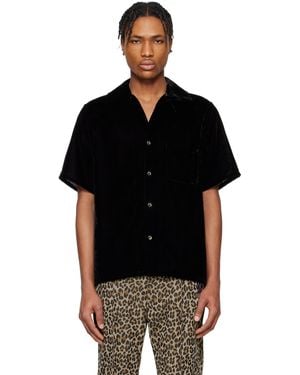 Needles Italian Collar Shirt - Black