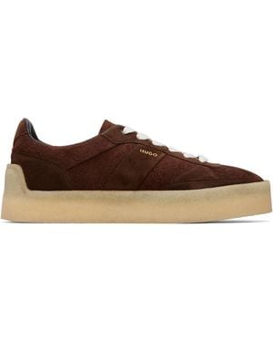 HUGO Suede Sneakers - Brown