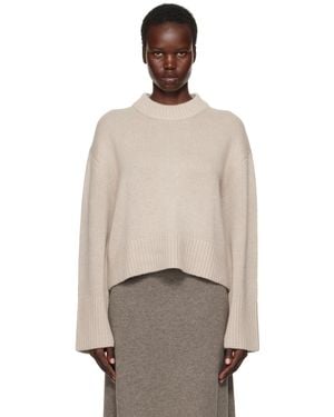 Lisa Yang Taupe Sony Jumper - Natural