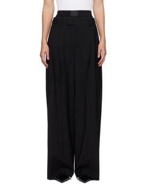 Alexander Wang ブラック タックパンツ Alexander Wang タックパンツ ブラック | Lyst