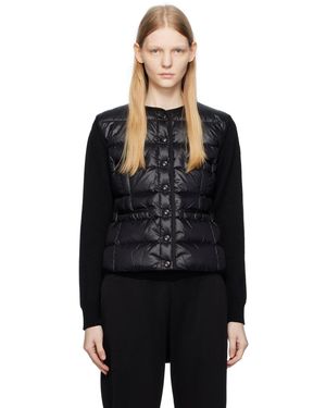 Moncler パデッド ダウンジャケット - ブラック