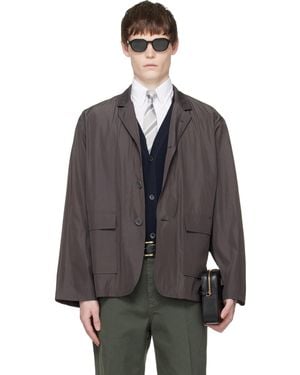 Thom Browne Packable Flap Pocket Blazer - Grey