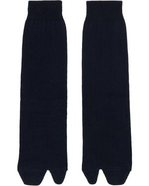 Maison Margiela Wool Tabi Socks - Blue