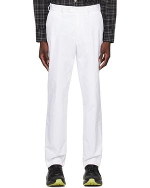 Palmier Embroidered Pants - White