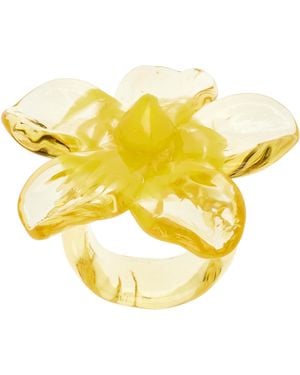 Levens Jewels イエロー Hibiscus リング