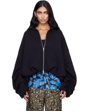 Dries Van Noten Hannett Tris Hoodie - Blue