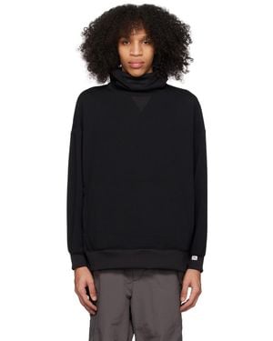 Comfy Outdoor Garment Panelled Hoodie - Black