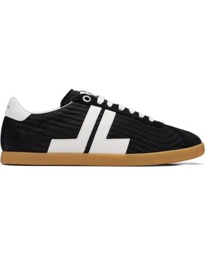 Lanvin Baskets Glen 2.0 Noires En Nylon