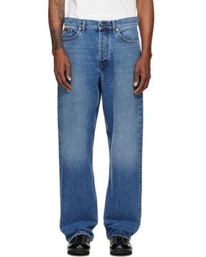 Moncler Straight Leg Denim Jeans - Blue