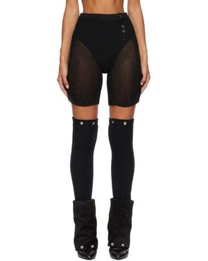 SECONDA Knitwear Shorts - Black