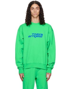 7 DAYS ACTIVE Monday Sweatshirt - Green