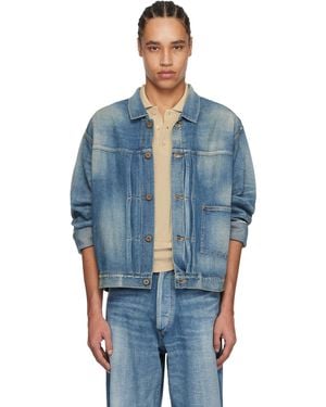 TAIGA TAKAHASHI Lot. 703 C.1920's Denim Jacket - Blue