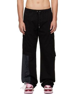 Off-White c/o Virgil Abloh Big Bookish Straight Cargo Trousers - Black