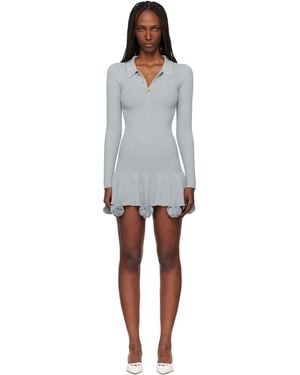 Conner Ives Pom Pom Polo Minidress - Black