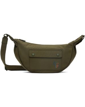 Paul Smith Khaki Crescent Bag - Black