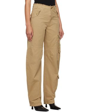 パンツ DARKPARK FW23 Cream wool Blair cargo pant (WTR14FAW01 0002) DARKPARK Cargo pants for Women | Online Sale up to 67% off