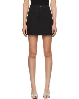 Fax Copy Express Pegged Miniskirt - Black