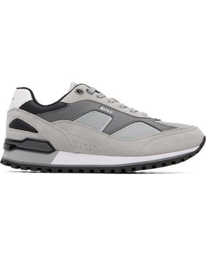 BOSS Suede Sneakers - Gray