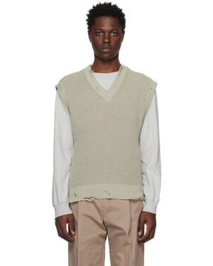 Han Kjobenhavn Distressed Vest - Multicolour