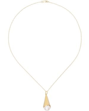 Sophie Buhai Pearl Drop Pendant Necklace - Metallic