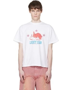 Carne Bollente 'Lucky Club' T-Shirt - White