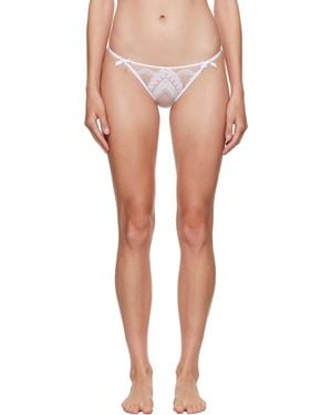 Agent Provocateur ホワイト Alysia ショーツ - マルチカラー