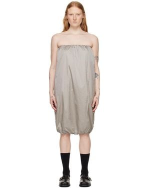 Amomento Shirred Minidress - Black