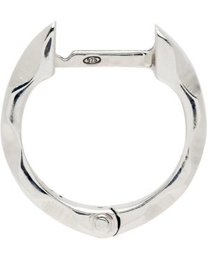 Emanuele Bicocchi Hoop Single Earring - Metallic