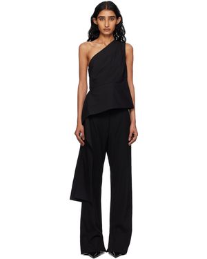 St. Agni Asymm Origami Top - Black
