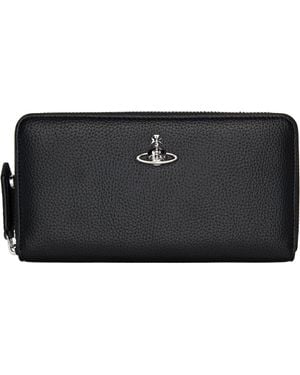 Vivienne Westwood Classic Zip Round Wallet - Black