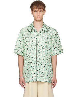 Jil Sander Floral Shirt - Green