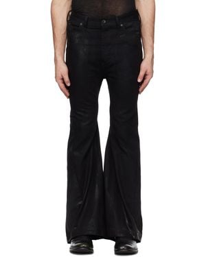 Julius Flared Jet Jeans - Black
