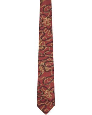 Vivienne Westwood 8.5Cm Orb Tie - Purple