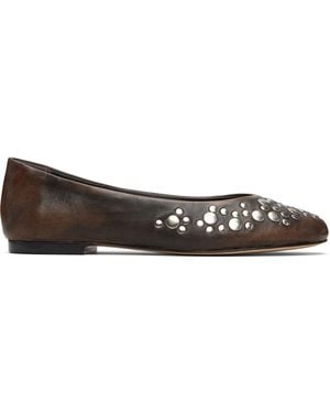 GIMAGUAS Bailarina Studs Flats - Black