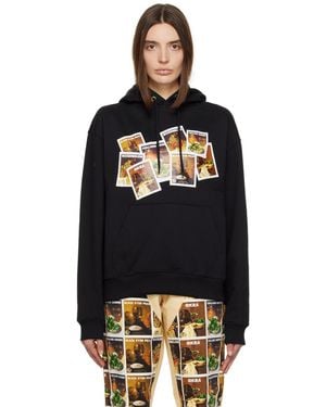 Sky High Farm Denim Tears Edition Printed Hoodie - Black