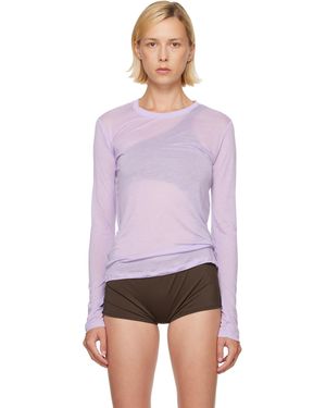Baserange Long Sleeve T-Shirt - Purple