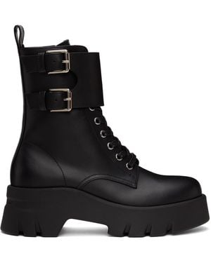 Gianvito Rossi ブラック Marloe アンクルブーツ