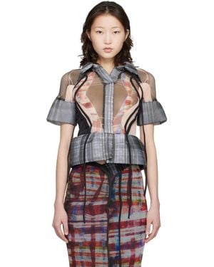 OTTOLINGER Mesh Padded Blouse - Multicolour