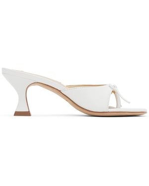 Sandy Liang Ssense Exclusive Thong 60 Mules - Black