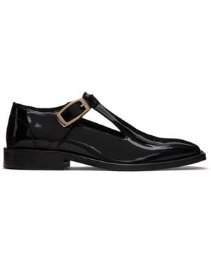 Ernest W. Baker T-bar Monkstraps - Black