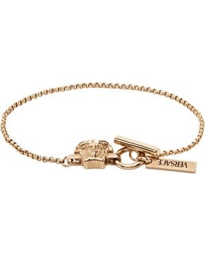 Versace Medusa Rolo Chain Bracelet - Black