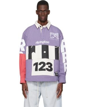 RIVINGTON roi Rebis Apocrypha Rugby Polo - Purple
